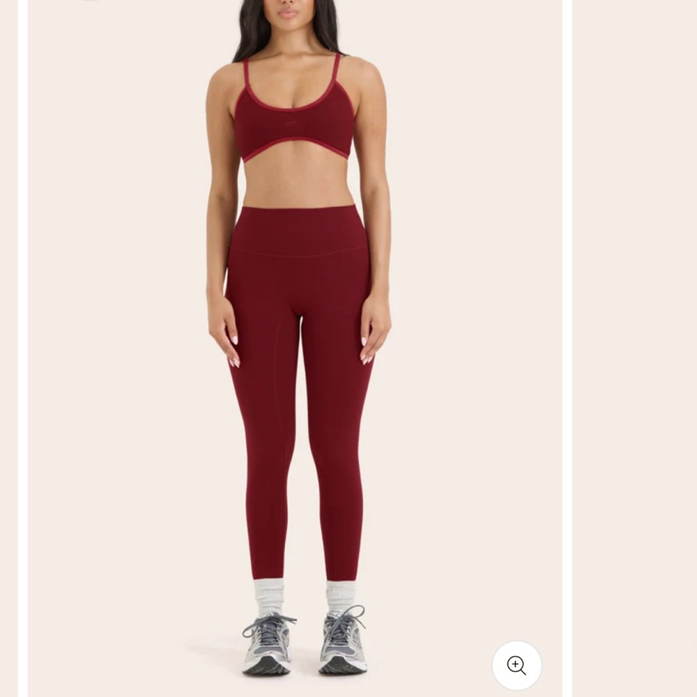 SET ACTIVE FORMCLOUD CLOUD HIGH RISE LEGGINGS - CHERRY